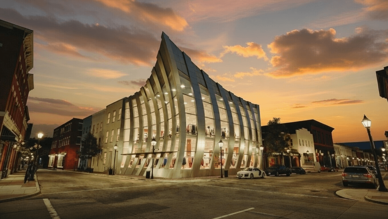 Boutiq — фасад здания