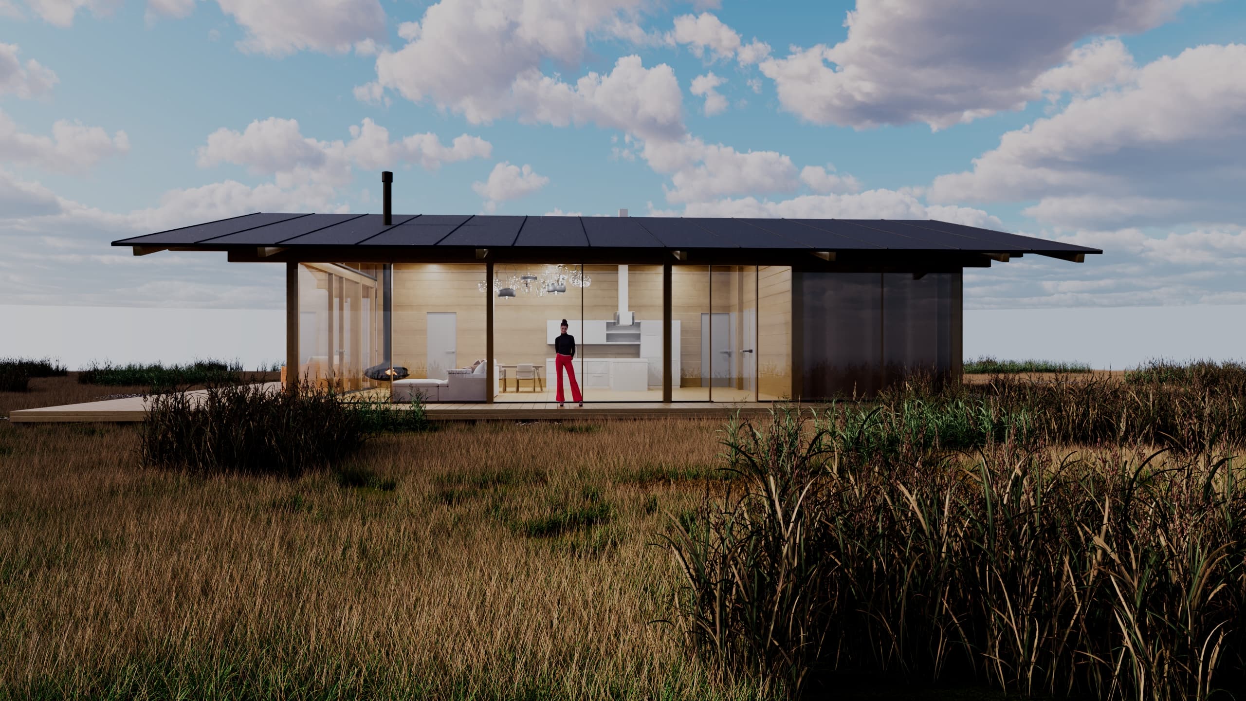 Частный дом — терраса