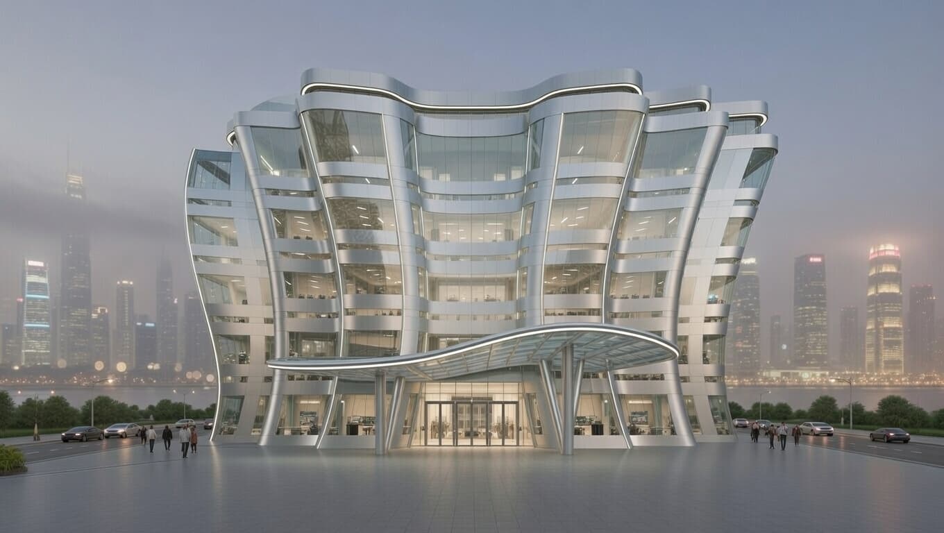 Офис IT — фасад здания